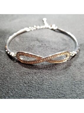 STERLING SILVER INFINITY BRACELET